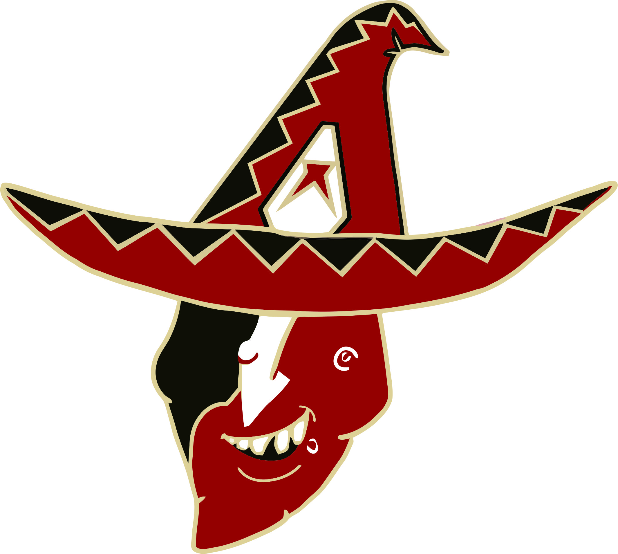 Arizona Diamondbacks Witch Zona Logo fabric transfer